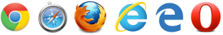 Tested and supported in Chrome, Safari, Firefox, Internet Explorer, Edge, and Opera